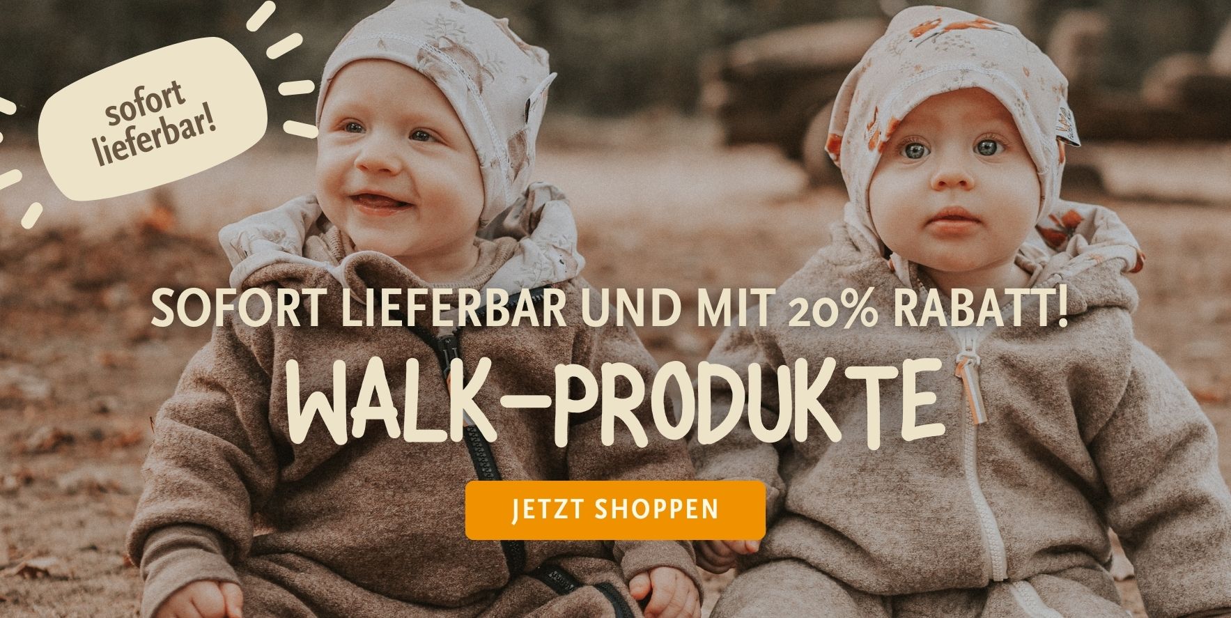 20% auf unserer Walkprodukte